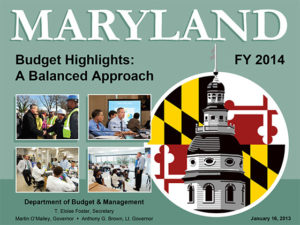 Budget presentation title slide