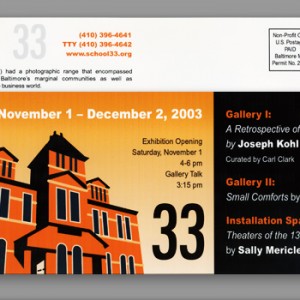 school 33 art center invitation